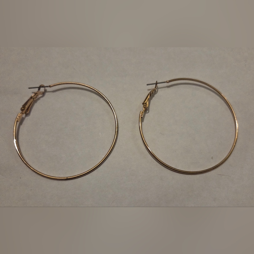 Elegant Gold Hoop Earrings